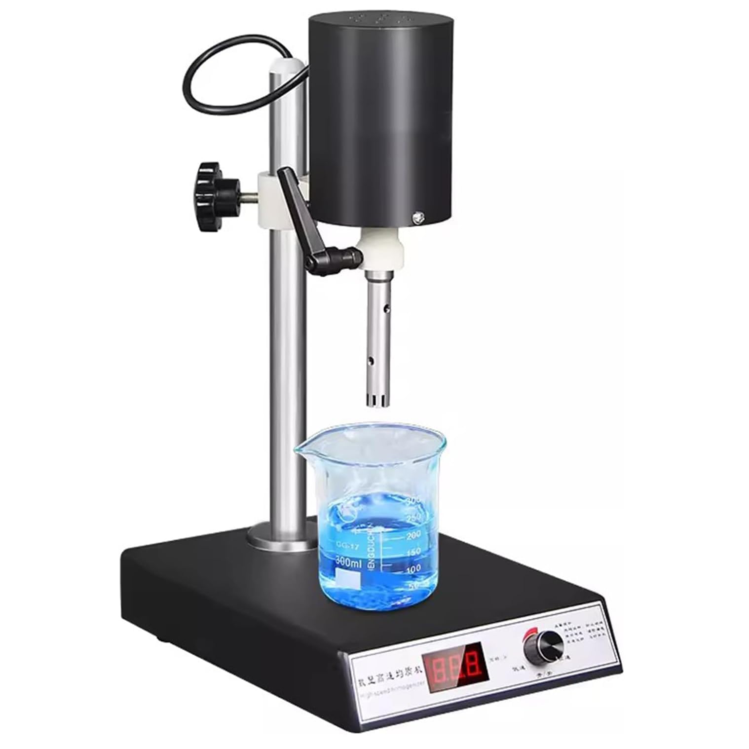 COYEUX Agitador eléctrico Superior, Mezclador de Laboratorio de 185 W, emulsionador dispersor de Laboratorio Ajustable, 20000-22 000 RPM, para emulsión, dispersión Celular