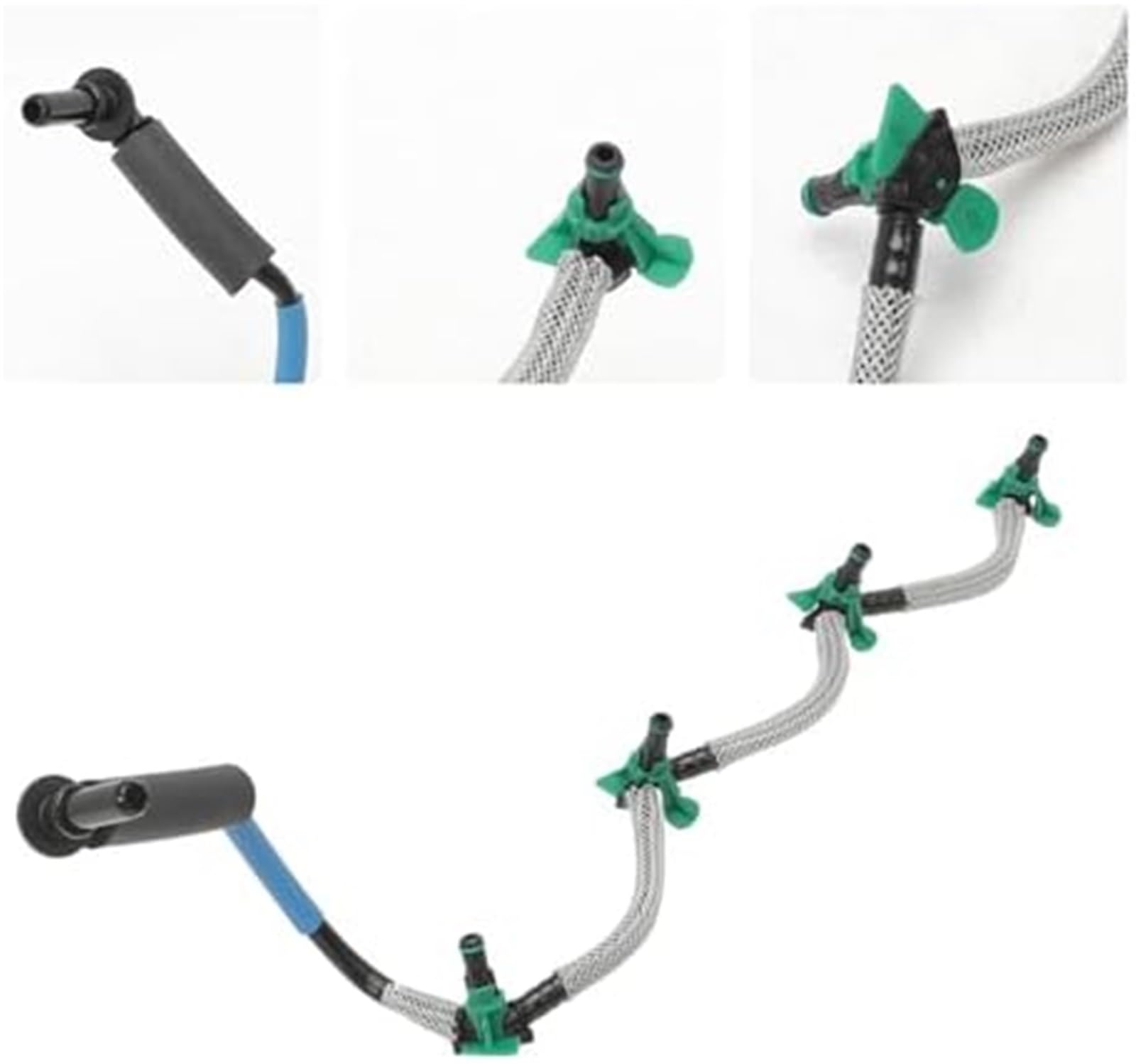 Tubo de retorno de fugas del inyector de combustible for Berlingo, C3, DS3, C4, DS4, C-Elysée, Partner y Expert 206, 207, 208, 301, 308, 2008, 1574.JK, 1574.EN Manguera de retorno de combustibl