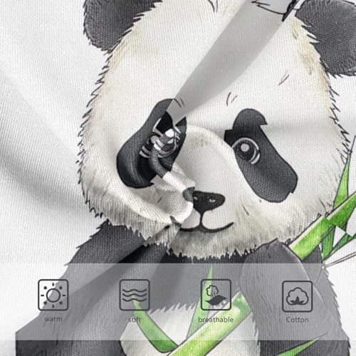 Girls Underwear Toddlers 2t Cotton Cute Panties Girl Flower Briefs Girls Undies Watercolor Cartoon Panda Bear White3