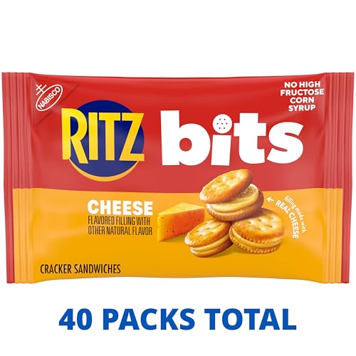 RITZ Bits Cheese Sandwich Crackers, 40 Snack Packs - image 5