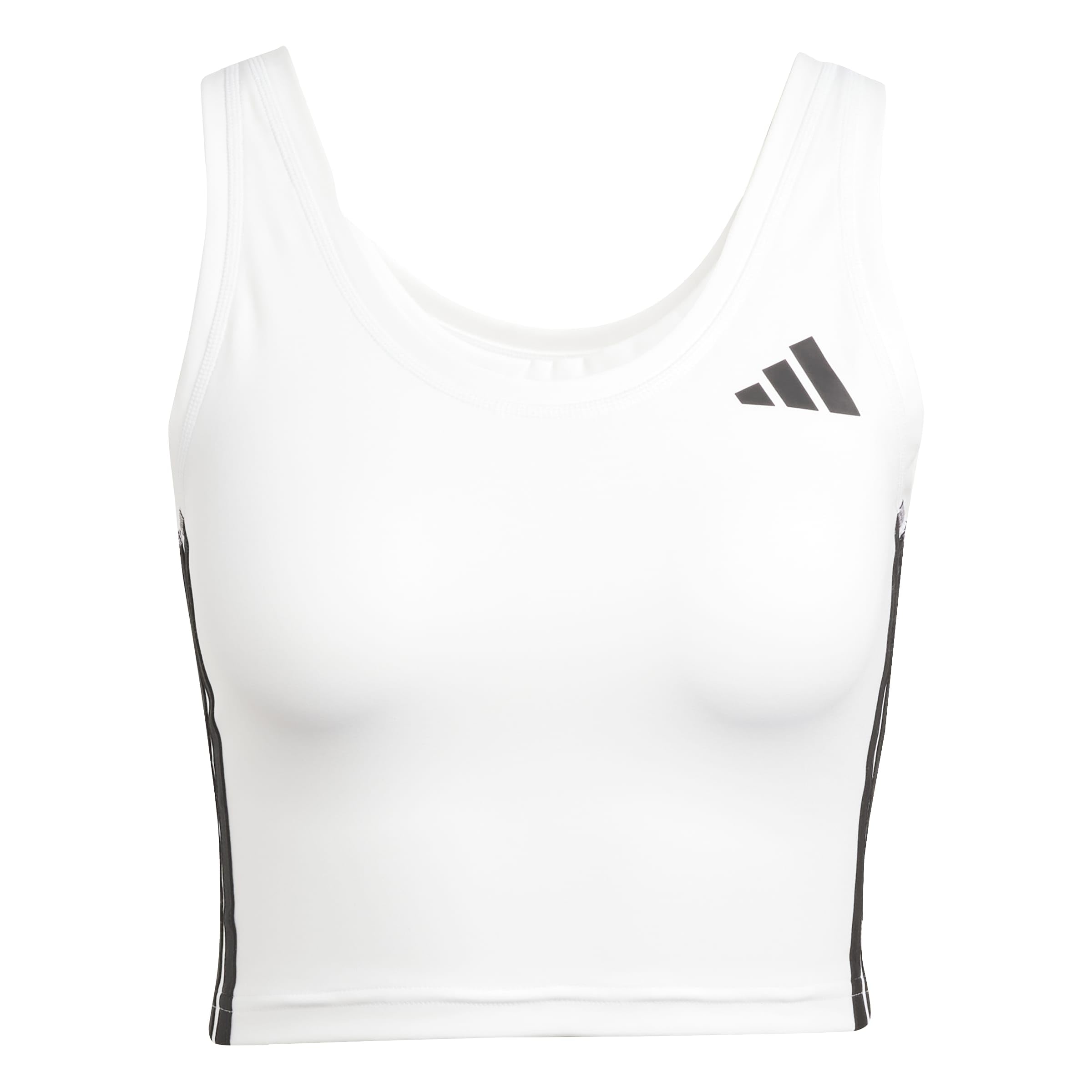 adidas Womens Training Workout Essentials Tank Top, White/Black, Size Xl, Women