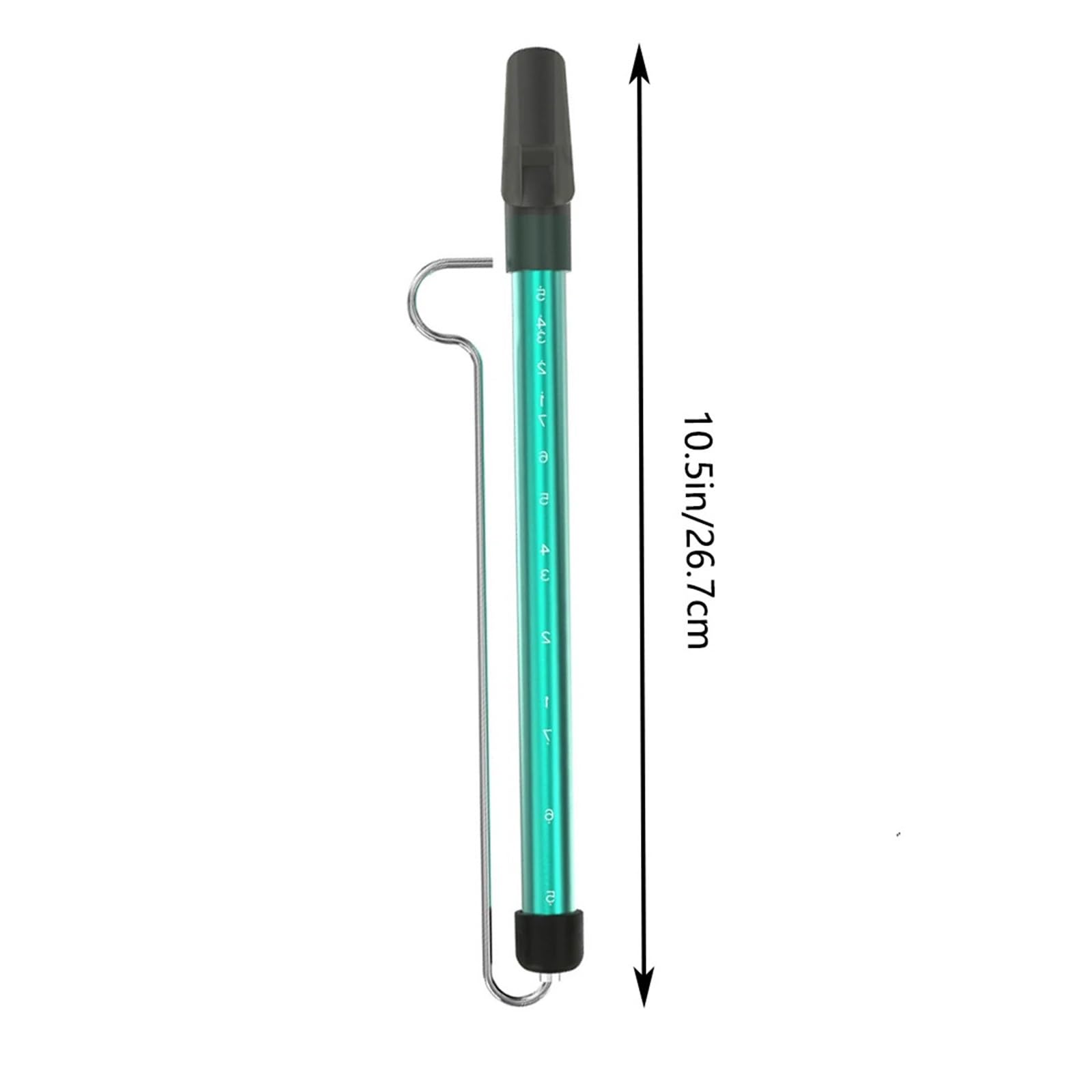 Flauto A Pistone Strumento musicale con fischio scorrevole in metallo a passo regolabile for giochi for genitori Bomboniere for allenamento muscolare orale Strumento Educazione Musicale(Black)