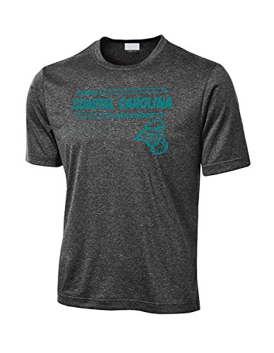SDI NCAA Coastal Carolina Chanticleers University Tech Performance T-Shirt, X-Large, Graphite
