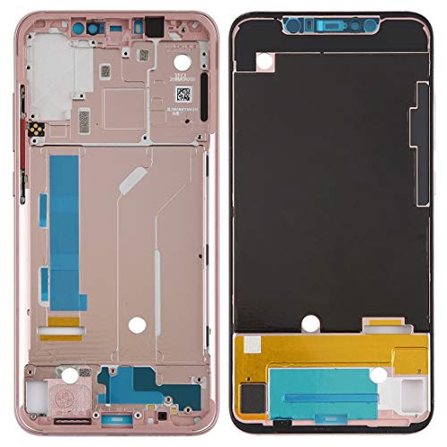 Cadre central Xiaomi Mi 8 supérieur couleur rose gold avec boutons