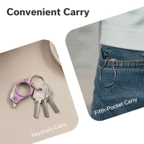 Image of CIVIVI Pyrus EDC Pink Folding Knife Box Cutter (1 Piece), Gift for Women | Sliding switch lock, Razor-sharp, Gift for Valentine's, Mother's Day, Anniversary & stocking stuffers