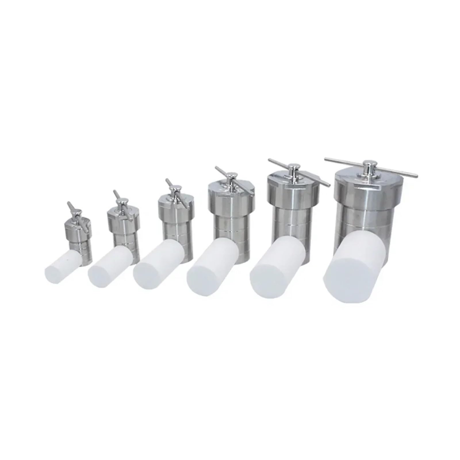 Reactor de autoclave, Reactor autoclave hidrotermal de 5-500 ml con síntesis cámara PTFE Para laboratorio(25ml)