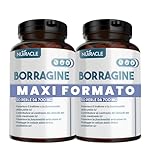 Nutracle Borragine 100 perle da 700 mg Integratore per pelle e capelli - Olio di Borragine ricco di Acido Gamma Linoleico (GLA 20% Omega 6) Disturbi ciclo mestruale - Dermatite seborroica e Acne Viso