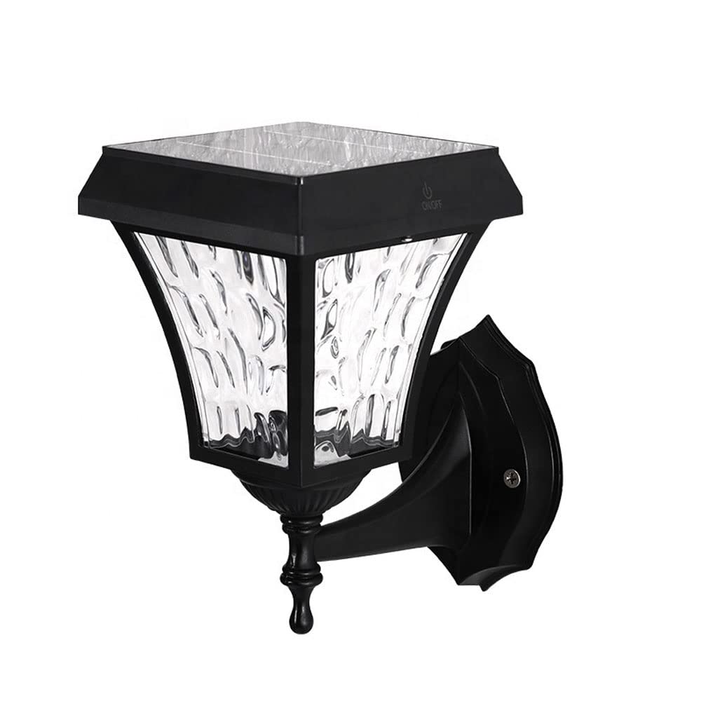 Applique LED noire design minimaliste en acrylique luminaire étanche IP55