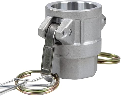 Miniatura 2 de 2 piezas de aluminio Camlock (1 pulgada D) accesorios de manguera de leva y ranura, accesorios de bloqueo de leva, acoplador hembra x rosca NPT