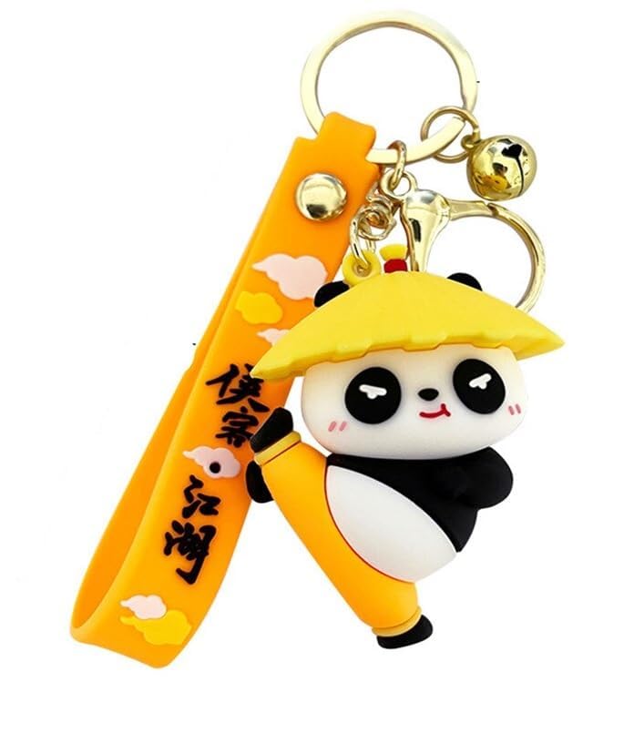 FunfobPanda Keychains Collectible Gifting Key Chains For Panda Fans | Kung Panda Keychain
