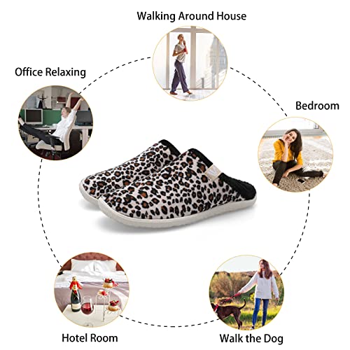 Image of Spesoul Fuzzy House Slippers for Women Men Indoor Closed Back Lightweight Cozy Faux Furry Lining Barefoot House Shoes Slipper Socks for Bedroom Home Office Yoga Outdoor Walking Shoes