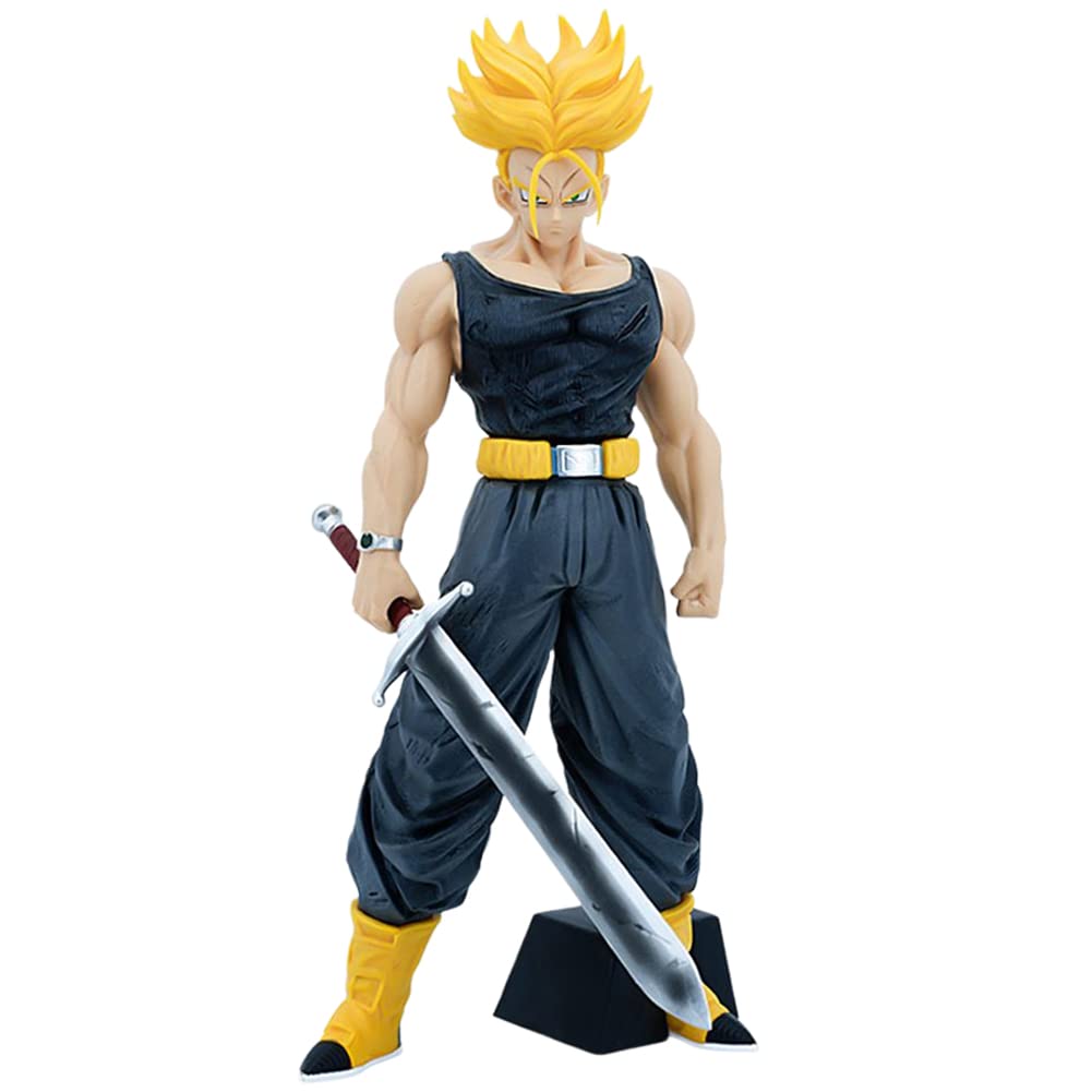 Ksopsdey Dr-agon Ball Action Figure, Dr-agon Stars Model Figures, Super Saiyan Figure 20 cm Goku Anime Toy Ornament Decoration, Cake Topper for Fans