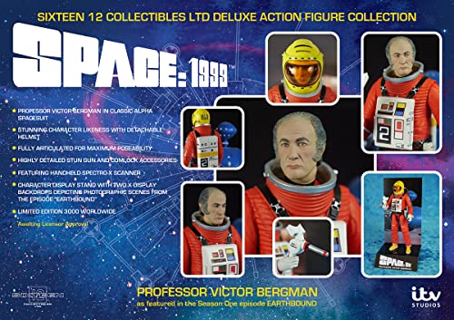 Cosmos 1999 Professeur Bergman combinaison spatiale statuette de collection premium