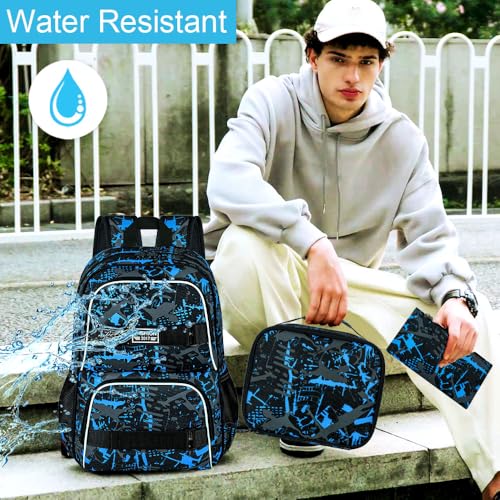 Image of Laptop Backpack, 16 Inch School Bag College Bookbag, Water Resistant Backpacks for Teens Girls Boys Women Men Students