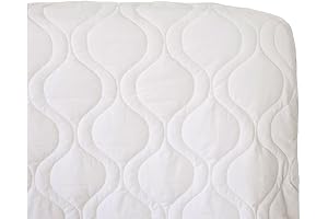 SheetWorld Quilted Fitted 38x 38 Square Playard Mattress Pad for Joovy Room