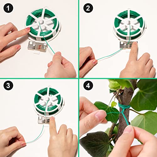 Ivy Artificial Garland Pack of 12 Green Fake Ivy Plants Ivy Vine for Garden Wedding Party Wall Decoration (2.2 m - Image 3