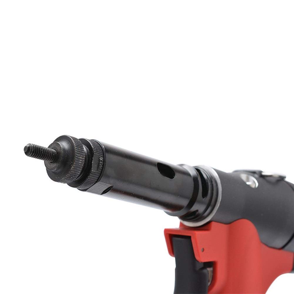 JF-XUAN Portable Practica Pneumatic Fully Automatic Pneumatic Rivet Nut Tool, M3-M10 Pneumatic Pull Tong Hand Tools Industrial Pneumatic Riveted Nut