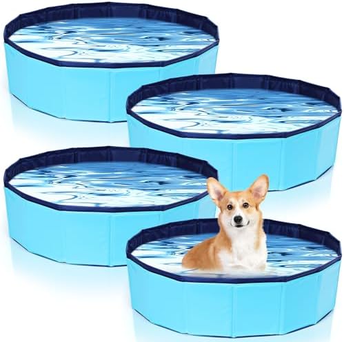 Wading Pool For Dogs Foldable Kiddie Pool Hard Plastic