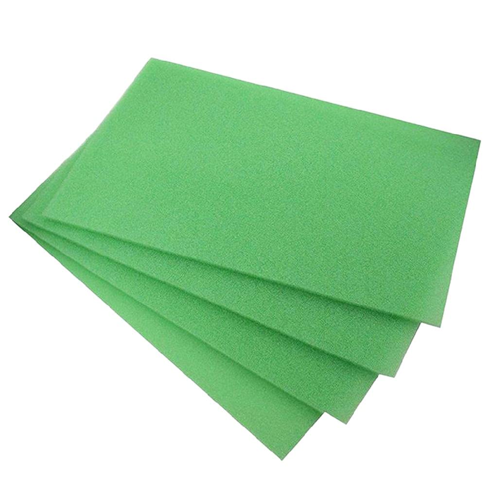 Fugift Green 4Pcs Refrigerator Drawer Absorbent Filter Sponge Mildew Proof Fruit Vegetables Pad Life Extender Liner Freezer Placemat Shelf Liner Freezer Foam Placemat