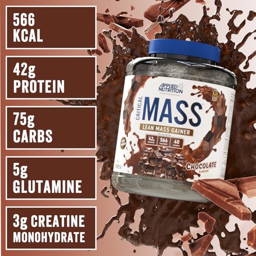 Applied Nutrition Critical Mass Professional - Weight Gain Protein Powder, High Calorie Weight Gainer, Lean Mass (2.4kg - 16 Servings) (Chocolate) - Image 3