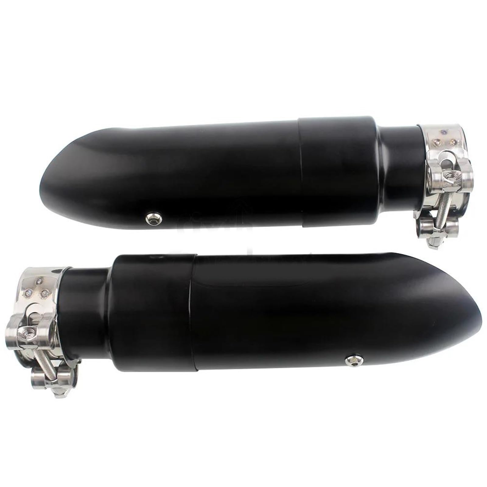Tubos De Escape con Silenciador Accesorios para Motocicleta Tubo Doble Salida Aleación Acero para Indian Scout Bobber 2018-2024