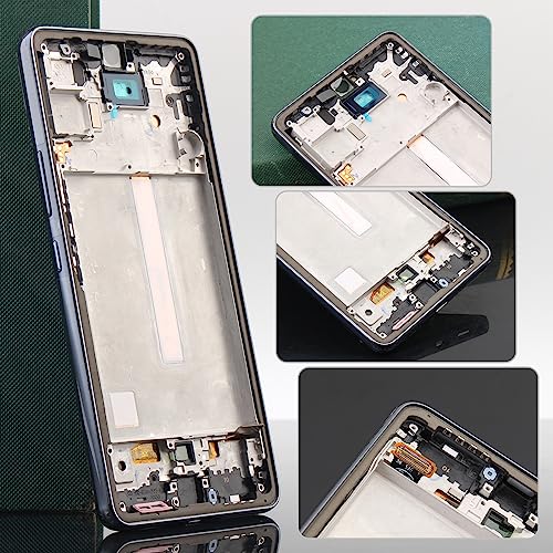 YHX-OU 6.5 Nero+Telaio AMOLED Display per Samsung...