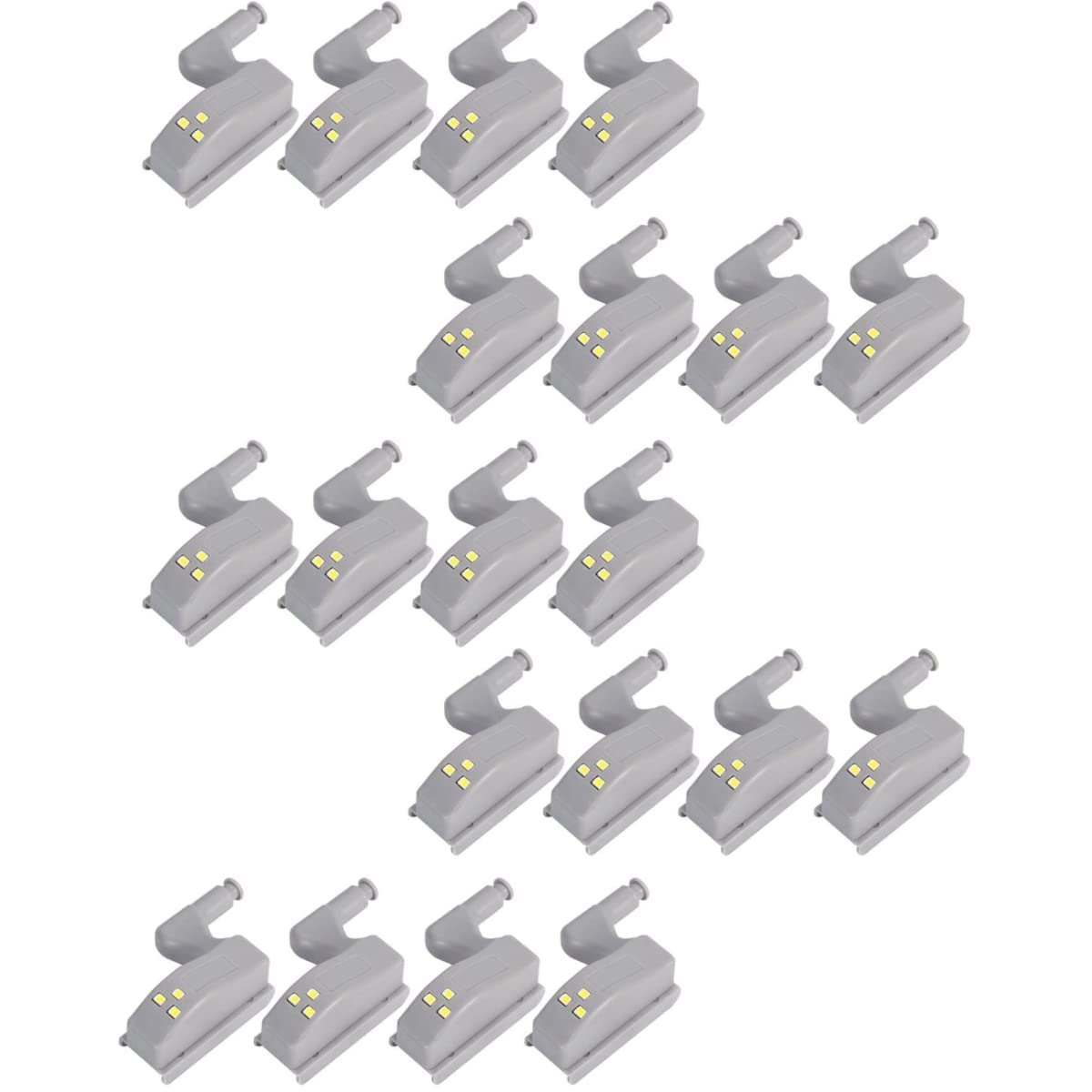 IMAGINEA LED Hinge Light for Cabinet, Auto On/Off Cupboard Light with Battery, Smart Motion Sensor Light for Wardrobe, Closet, Kitchen Cabinets – Easy Installation (Pack of 20, Cool White)-image-7