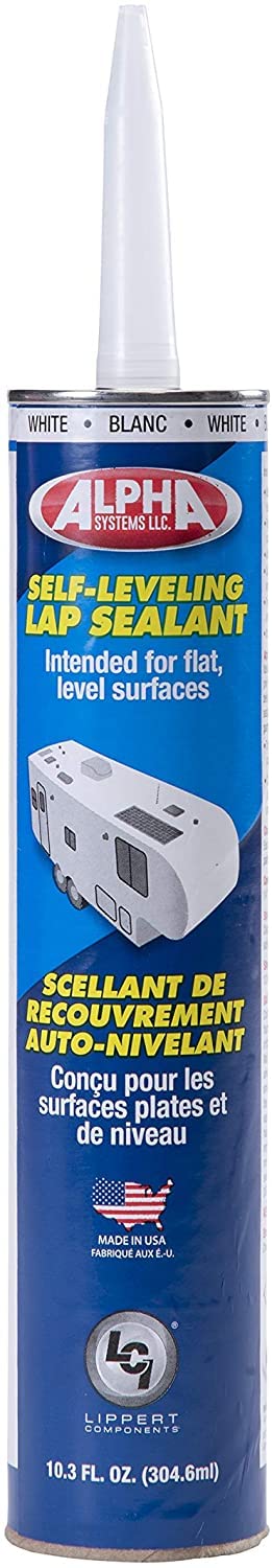Alpha Systems 862144, N1021 High Solids Low V.O.C. Self-Leveling Sealant-11 oz. Tube, White (Qty 6)