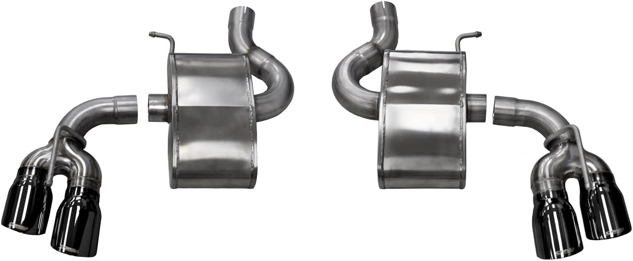 Corsa 14784BLK Exhaust (Chevrolet Camaro SS 6.2L V8 Extreme Axle Back)