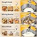 VIVOHOME Stand Mixer, 660W 10 Speed 6 Quart Tilt-Head Kitchen Electric Food Mixer with Beater, Dough Hook, Wire Whip and Egg Separator, Gray