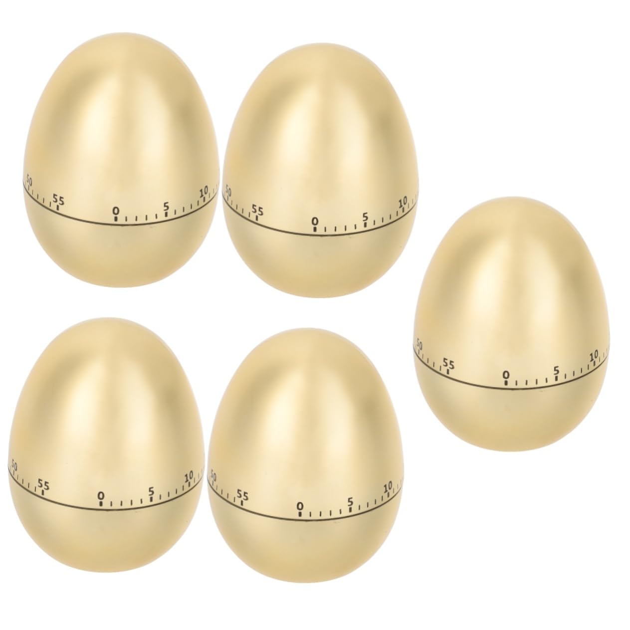 MAGICLULU 5St Küchenuhr Clocks zeitschaltuhren Mechanischer Timer zeituhr Zeitverwaltung Sport-Timer Kinder- Countdown- Zeitmanagement-Tool mechanisches Zeitmessgerät Eisen Golden
