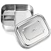 GA Homefavor Stainless Steel Bento Lunch Box 35 Ozs, 3-Compartment Pefect for Adults and Kids