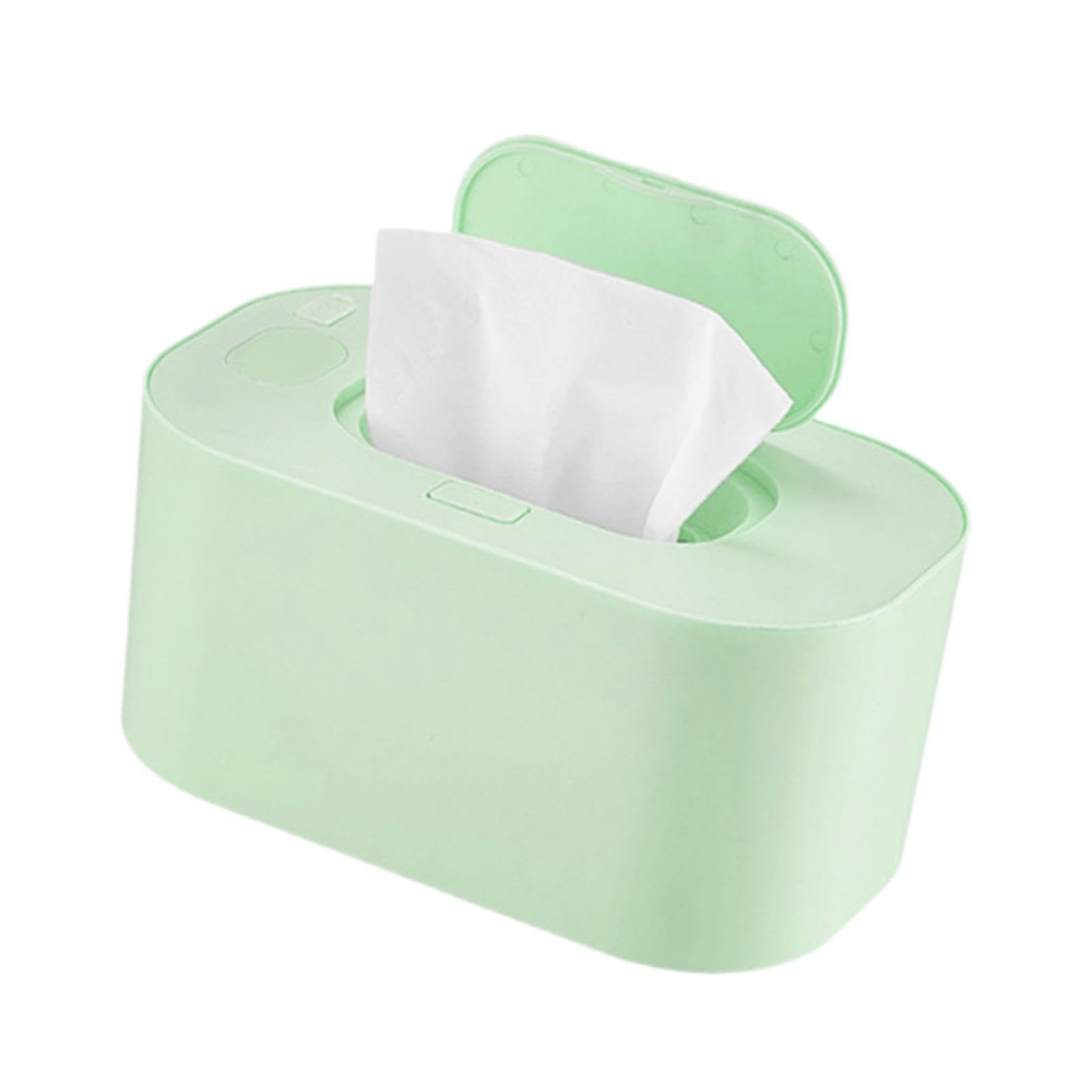 Generic Scalda Salviettine, Scalda Carta Igienica, Dispenser Termico per Salviettine Umide Calde, Scatola di Salviettine Riscaldate per Uso Esterno, Verde, Taglia unica bambino