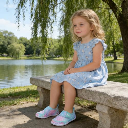 Image of FEETCITY Toddler Water Shoes Boys Girls Swim Shoes Quick Dry Kids Aqua Socks Barefoot for Beach Swimming Pool