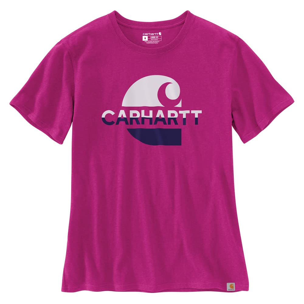 Carhartt Bekleidung Graphic T-Shirt pour Femme Rose