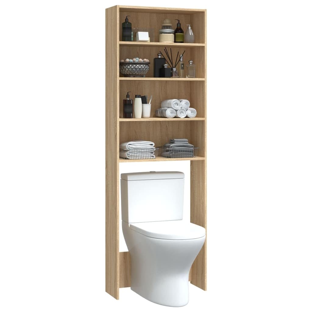 Lechnical Mobile per Lavatrice Rovere Sonoma 64x24x190 cm,Accessori elettrodomestici,Accessori lavatrici e asciugatrici,Accessori per lavatrici e asciugatrici -808407