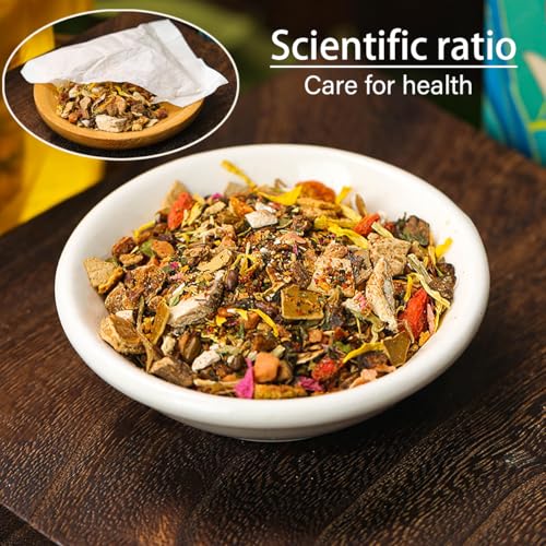 Liver Detox Tea -18 Flavors Liver Tea (18 Herbal Mixed Formula), 30 Tea Bags Chinese Liver Cleanse Tea, Daily Liver Tea, Liver Cleanse Herbal Tea (60Pcs/2Boxes) - Image 5