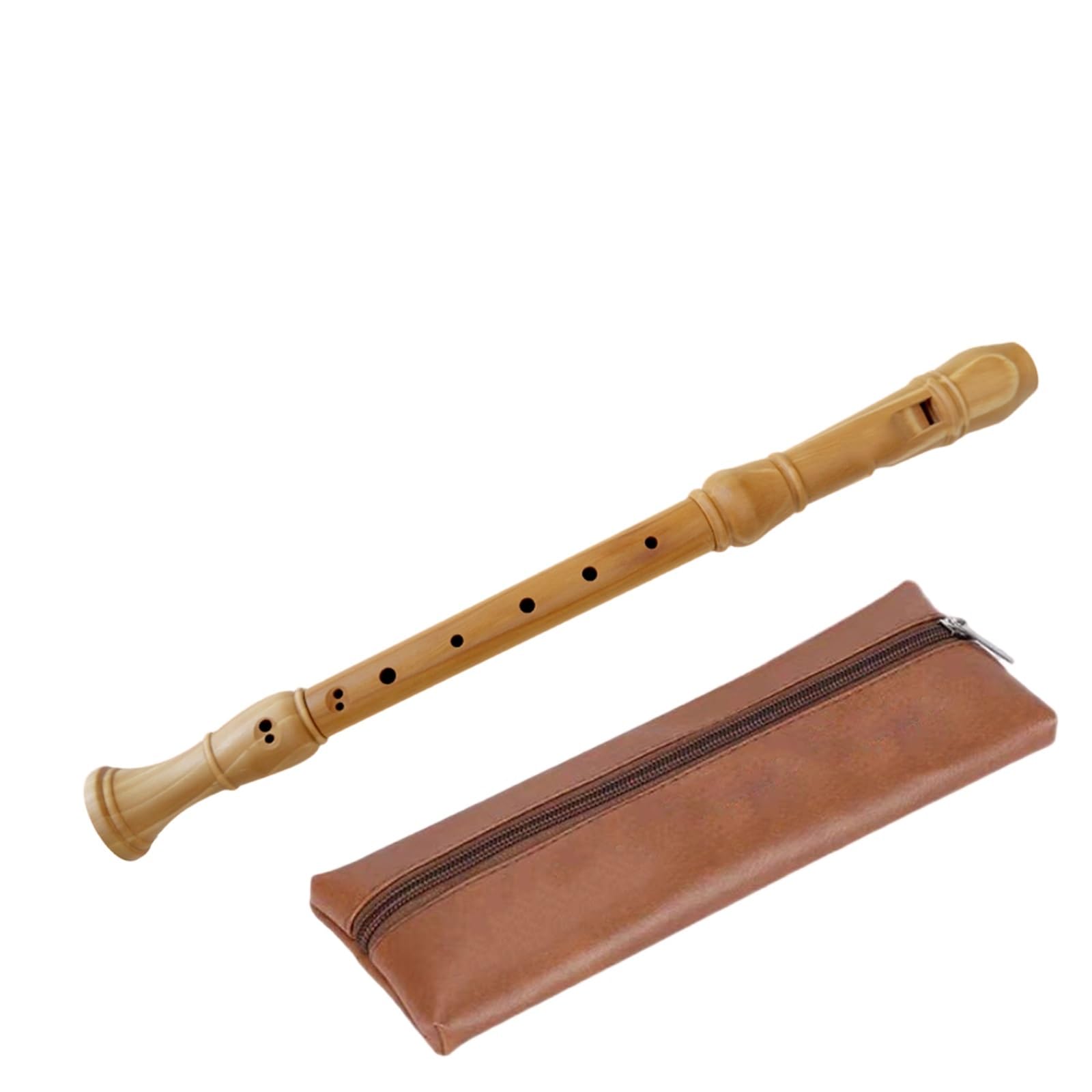 Tradición Flauta Dulc Instrumento Profesional De Grabadora De 8 Agujeros Alto All Wood Para Principiantes Y Adultos