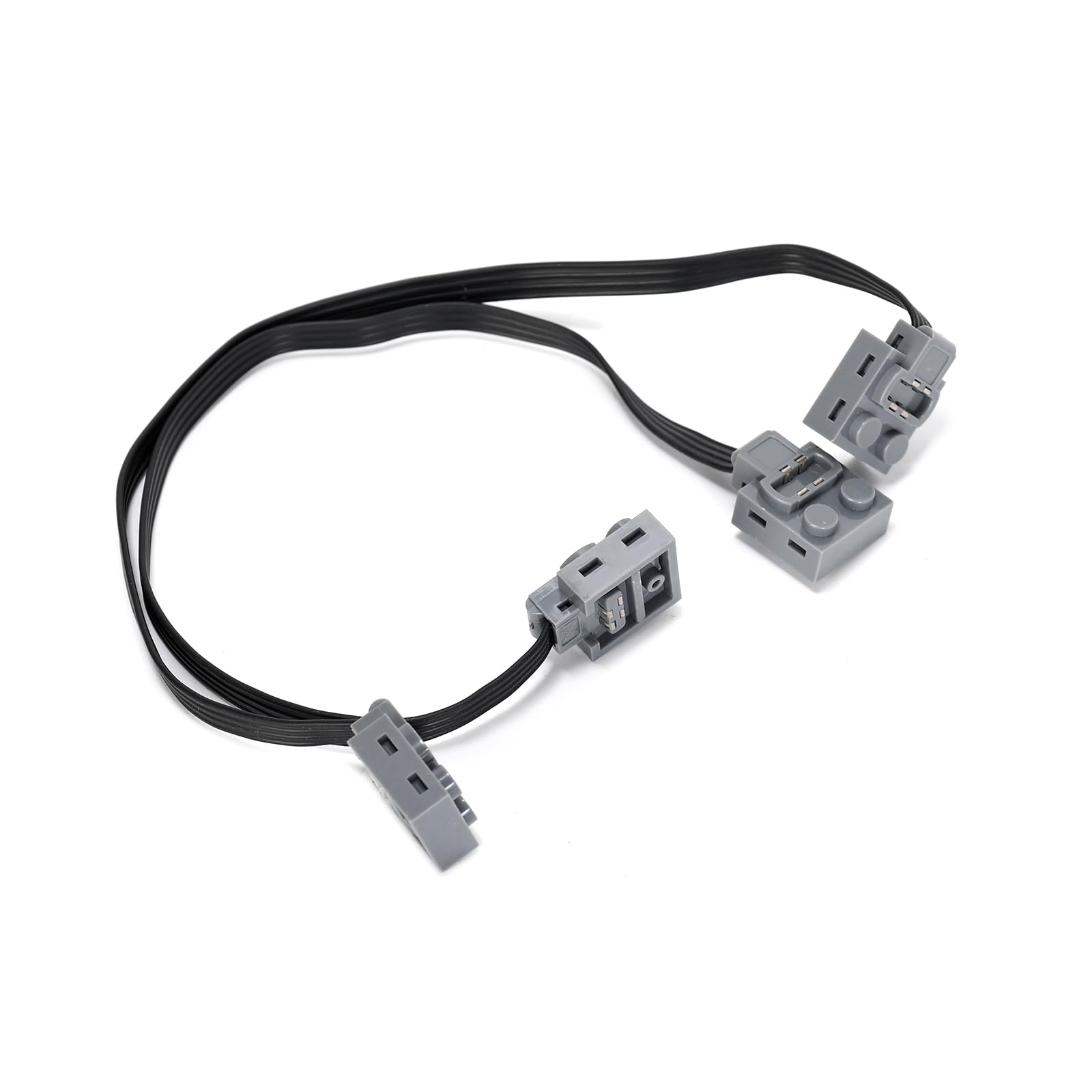 Ruimou 2Pcs Extension Cables 250mm Compatible with Lego 8870 Light Switch 8869 Technical Power Functions Extension Wire for Bricks Building Blocks Toy