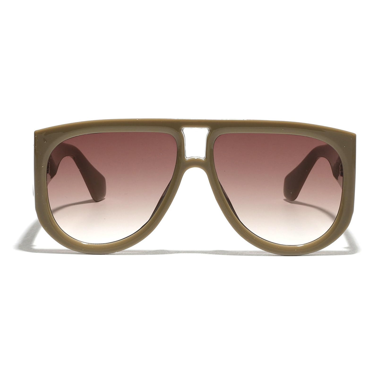 willochra Oversized One Piece Round Sunglasses Women Fashion Pilot punk Eyewear Men Goggle Shades Sun Glasses F25