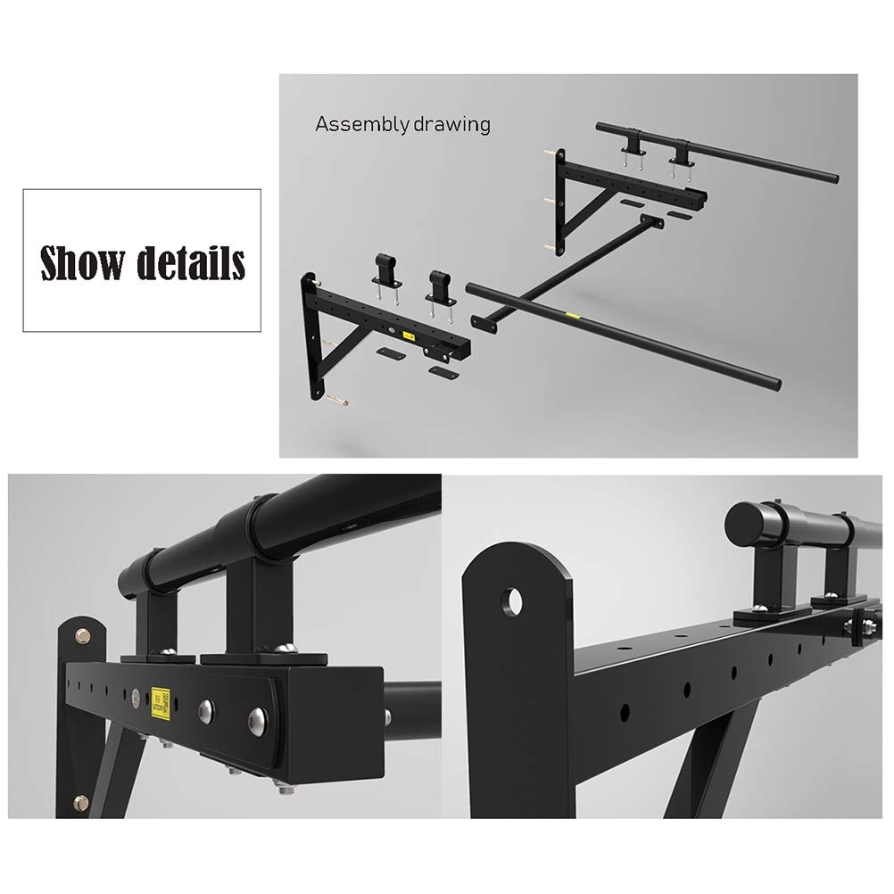 Amazon.co.jp: 懸垂バー 壁掛け水平バー 取り外し可能な高所