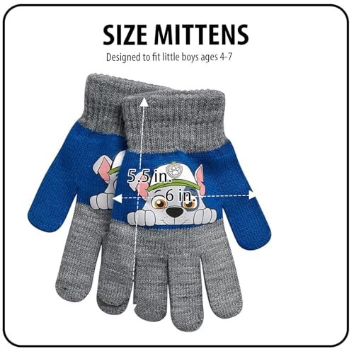 Image of Nickelodeon Boys 4 Pack Mitten or Glove Set: Paw Patrol and Blaze (Toddler /Little Boys)