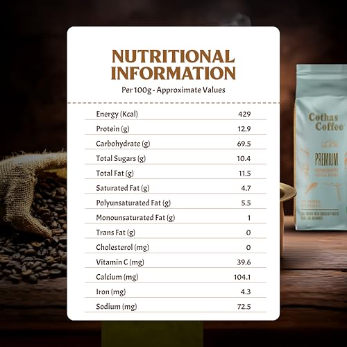 Image of Cothas Coffee Premium Gold Medium Roasted Coffee Beans | 70% Arabica & 30% Robusta | Rich & Strong-Bodied Speciality Whole Beans | Aromatic & Balanced Flavour | Ideal for Coffee Connoisseurs | 250 g Bag