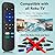 (Pack of 2) Replacement Remote Control Compatible for Roku TV,for TCL Roku/for Hisense Roku/for Onn Roku(Not for Roku Stick,Box and Players)