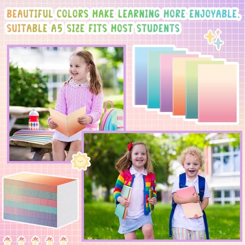Carnets de composition lignés A5 pour prendre des notes en classe - 5