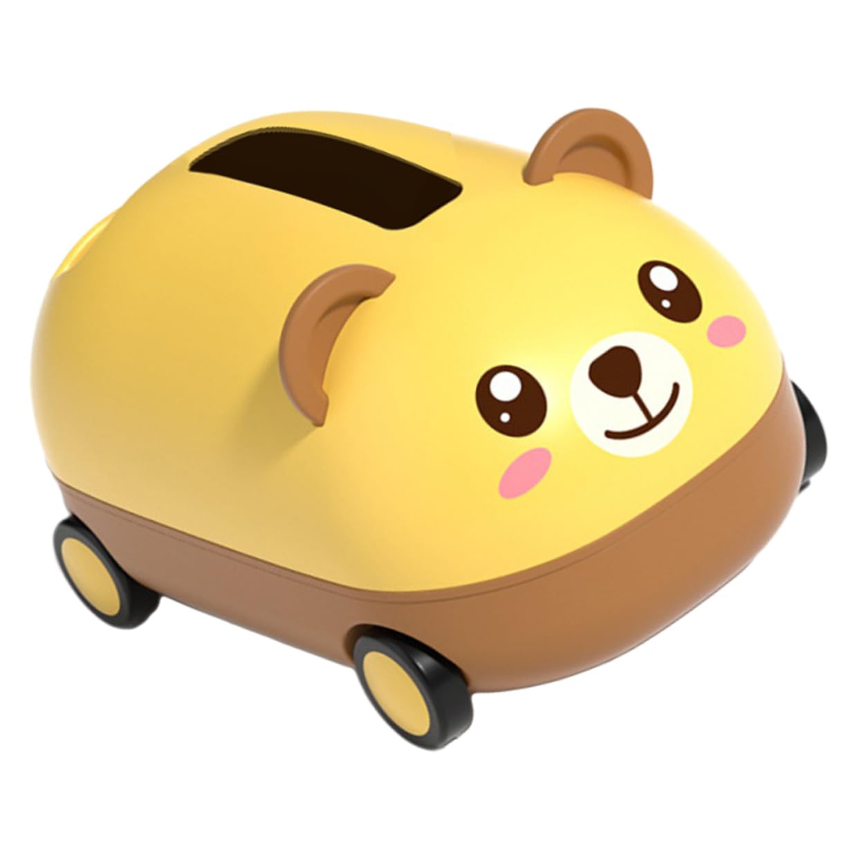 Unomor Elegant Cartoon Car Shape Napkin Container Tissue Box Holder Fine Texture