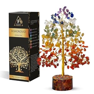 FASHIONZAADI 7 Chakra Tree of Life – Healing Crystals Gifts for Women