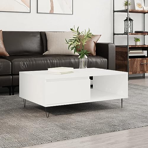 Table basse Mangloder avec rangement pour optimiser l'espace du salon moderne