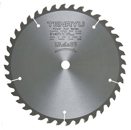Lame de scie Tenryu PT-23040 pour éliminer les éclats de bois avec denture ATAF
