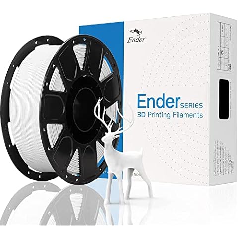 Creality Offizielles PLA Filament 1.75mm, 3D Drucker Filament, Filament-3D-Druckmaterialien, Tolerantie: ¡À0.03mm, 1kg (2.2LBS)/Spool, Weiß CrealityDay Cover